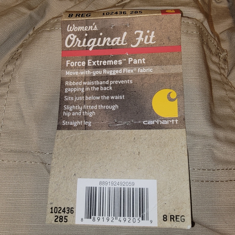 Carhartt | Women's Force Extremes Pant | Size 8 Reg